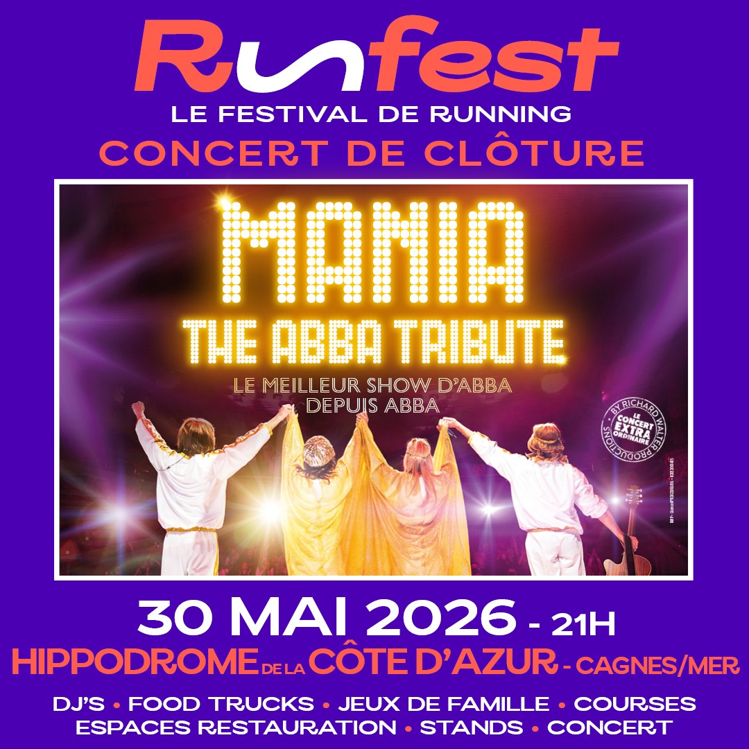MANIA, The Abba Tribute concert de clôture RUNFEST